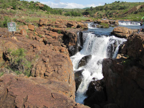 Panoramaroute - waterval bij potholes
