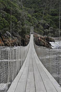 Tsitsikamma National Park - De hangbruggen bij Stormsriver Mouth