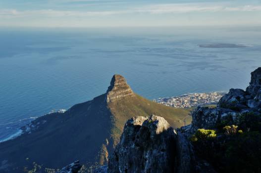 Kaapstad - Lion's Head vanaf de Tafelberg