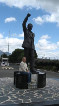 Robbeneiland - Beeld van Nelson Mandela