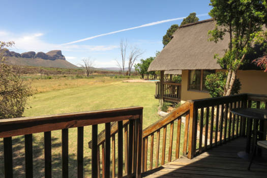 Entabeni Game Reserve - Uitzicht uit lodge