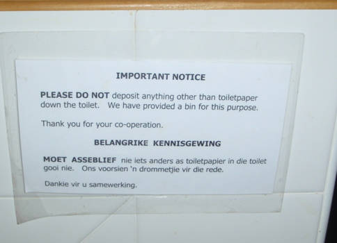 Zuid-Afrika - Belangrijk