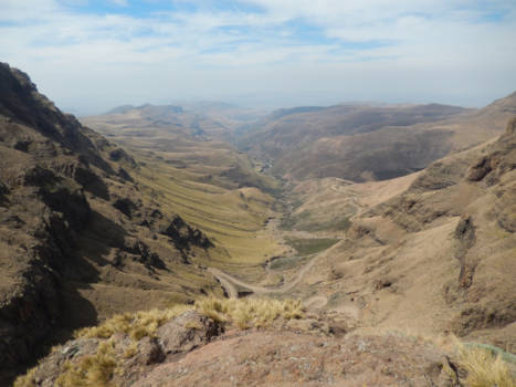 Lesotho - Uitzicht Sani Pass - Lesotho
