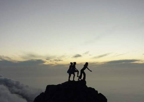 Tafelberg - In de wolken