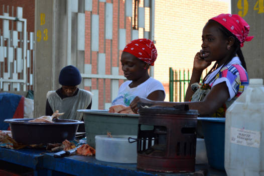 Soweto - Daily life in restaurant Soweto