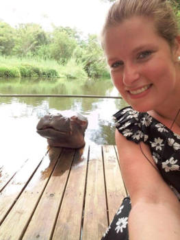 Hoedspruit - Theeleuten met Jessica the Hippo