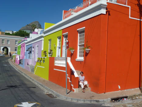 Bo-Kaap - Wij samen lopent in de Bo-Kaap, waar ik vroeger in de jaren 60 woonde met me ouders