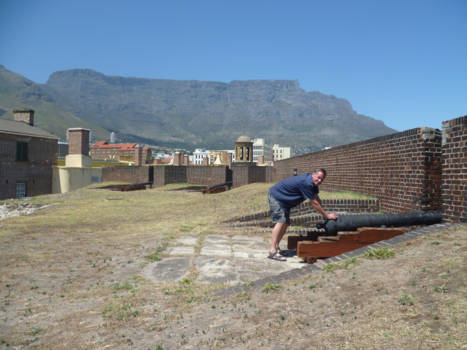 Bo-Kaap - Kasteel centrum Kaapstad met mijn of de foto Jack Gravemaker