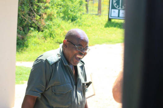 Addo Elephant National Park - De bewaker van Addo Elephant NP had het erg naar zijn zin