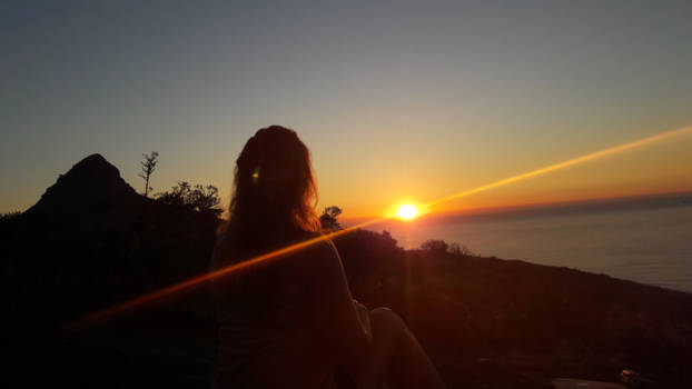 Kaapstad - Sunset on Signall Hill