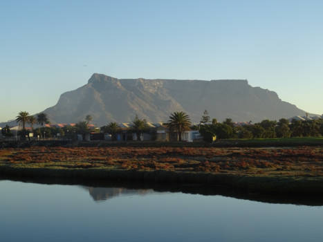 Kaapstad - Last view on Table Mountain