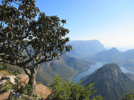 Blyde River Canyon - Uitzicht over de Blyde River Canyon