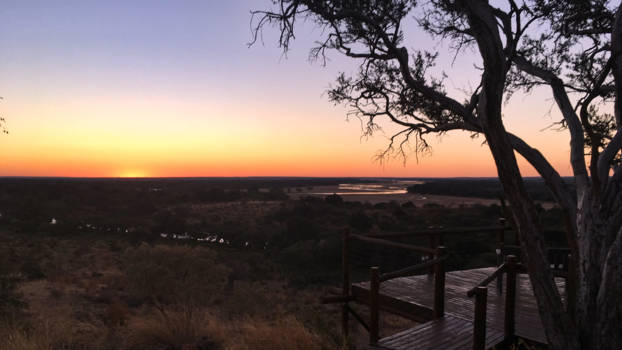 Mapungubwe National Park - Zonsondergang bij Confluence Viewpoint
