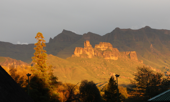 Rondreis van Johannesburg naar Kaapstad - Zonsopkomst in Drakensberg Garden