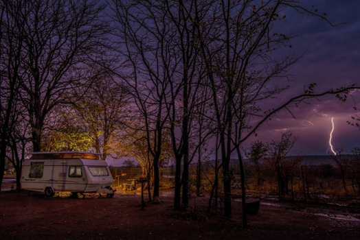 Krugerpark - Het dondert en het bliksemt