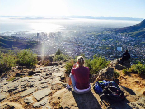 Kaapstad - Sunrise on Lion's head