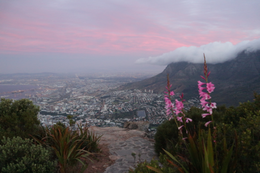 Kaapstad - Sunset vanaf Lionshead met uitzicht op Tafelberg