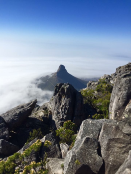 Kaapstad - Wolken om Lions Head