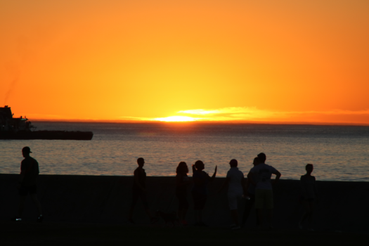 Kaapstad - Zons ondergang Kaapstad