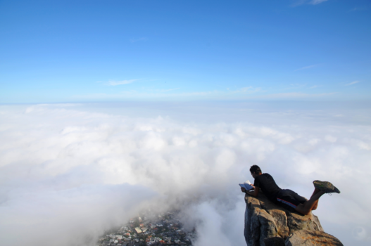 Kaapstad - Above the clouds in Cape Town