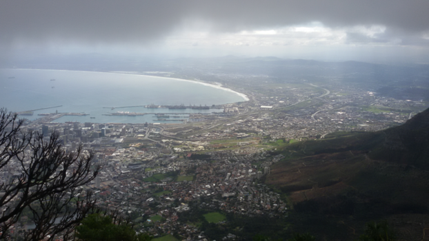Rondreis van Johannesburg naar Kaapstad - Vanaf de Tafelberg 2017