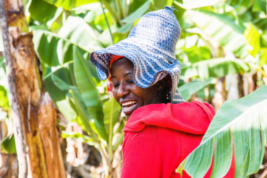 Rondreis Zuid-Afrika in twee weken - Werkster in de bananen plantage
