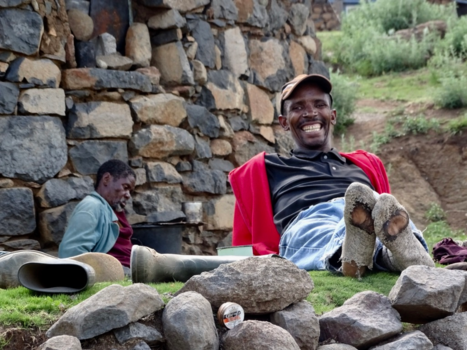 Lesotho - Niemand is zo arm, dat een glimlach hem niet kan verrijken.