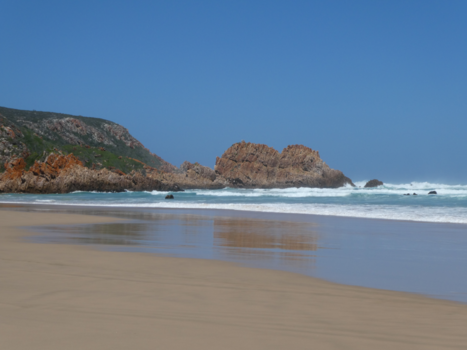 Rondreis Zuid-Afrika in twee weken - Noetzie Beach, prachtigste strand!