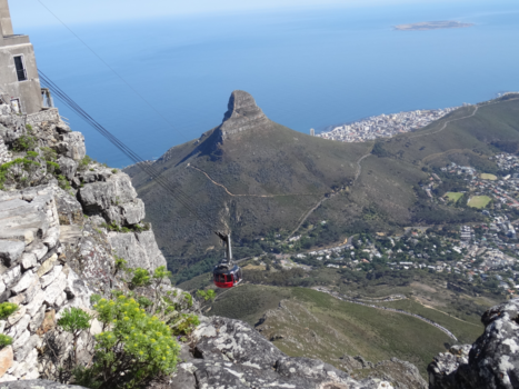 Rondreis Zuid-Afrika in drie weken - Op de tafelberg staan was een grote wens en wat een uitzicht😍