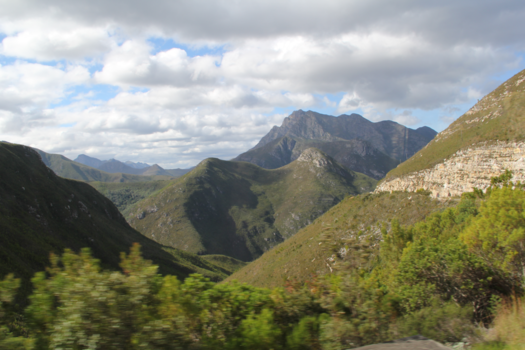 Rondreis van Johannesburg naar Kaapstad - Uitzicht vanuit de bus