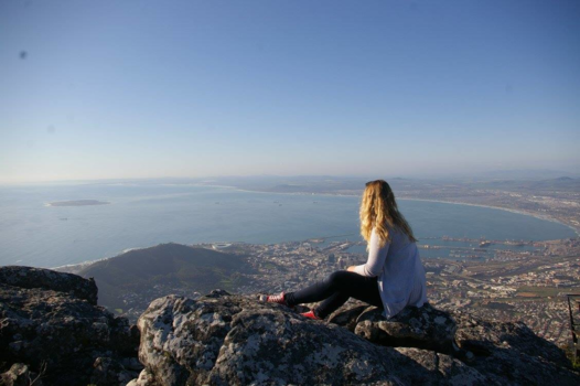 Kaapstad - On top of the world, such a happy moment! #TableMountain #SouthAfrica