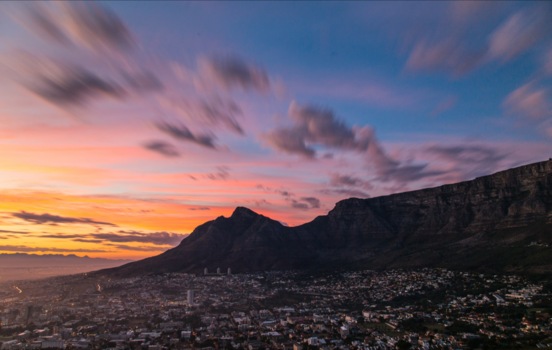 Kaapstad - Sunrise Cape Town, Table Mountain