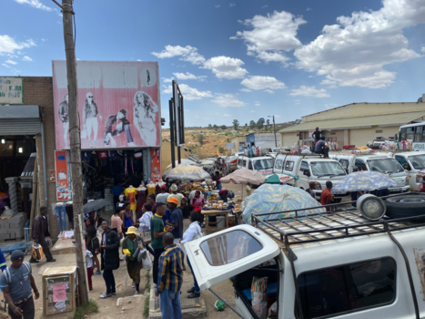 Rondreis van Johannesburg naar Kaapstad - Dagelijkse markt.