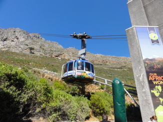 Tafelberg - Kabelbaan naar de top van de Tafelberg