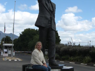 Robbeneiland - Beeld van Nelson Mandela