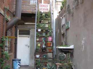 Soweto - Binnen plaats bij een cafeetje in Soweto.