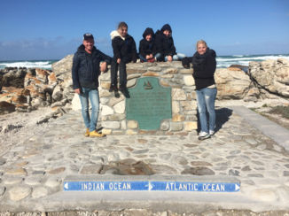 Zuid-Afrika - Meest zuidelijkste punt van Afrika, waar de twee oceanen elkaar ontmoeten