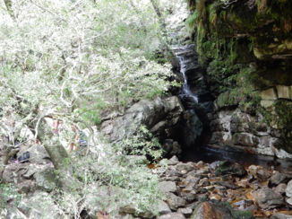 Zuid-Afrika - Eerste waterval in het Jonkershoek Nature Reserve