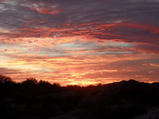 Zuid-Afrika - Zonsondergang augrabie falls