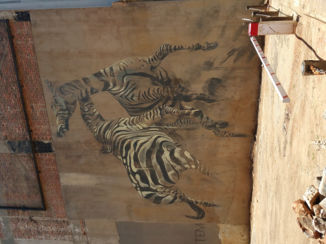 Zuid-Afrika - Wallpainting in Johannesburg