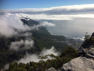 Zuid-Afrika - Op de top van de tafelberg in Kaapstad
