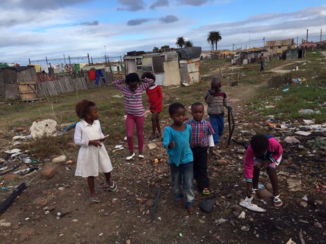 Zuid-Afrika - Kinderen in een Township bij Kaapstad