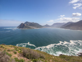 Chapman's Peak Drive - Zicht over Houtbaai