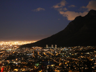 Kaapstad - Cape Town at night