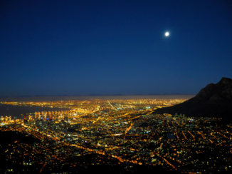 Kaapstad - Cape Town at night
