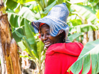 Rondreis Zuid-Afrika in twee weken - Werkster in de bananen plantage