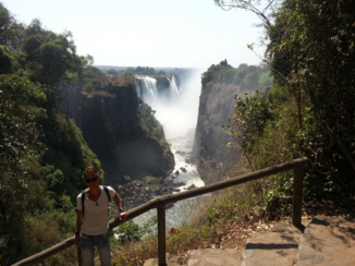 Zuid-Afrika - Bij de VictoriaFalls.
