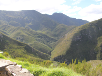 Rondreis van Johannesburg naar Kaapstad - Uitzicht vanuit de bus