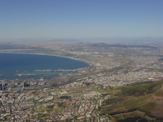 Rondreis van Johannesburg naar Kaapstad - Uitzicht op Kaapatad vanaf Tafelberg